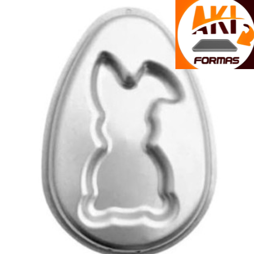 FORMA ALUMINIO BALLERINE OVO E COELHO MEDIDA 18x12,5x4,5cm COD 5224 em Oferta na Shopee