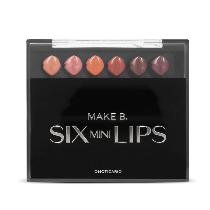 Estojo Mini Batons Six Mini Lips Make B. 6x 0,4g cada