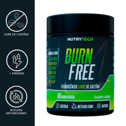 Termogênico Sem Cafeína Natural Burn Free 60 Tabs Nutrye