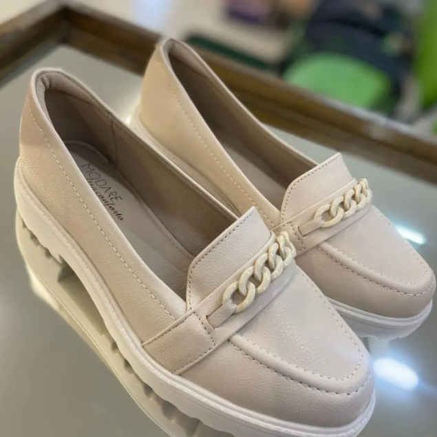 Sapato Mocassim Oxford Feminino Modare Tratorado Confortável Casual Social Elegante 7357111