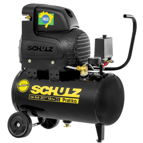 Compressor De Ar Csi 6,6 Monofásico 20 Litros Schulz