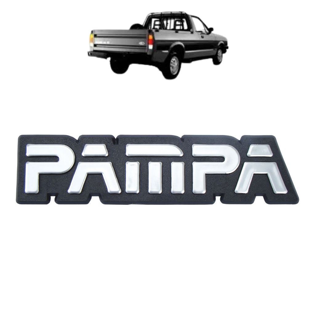Emblema letreiro PAMPA – Pampa 1986 a 1995 em Oferta na Shopee