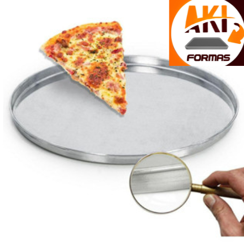 FORMA PIZZA 35X1,5 CM COM CORDÃO REFORÇADA DE ALUMINIO COM NOTA FISCAL em Oferta na Shopee