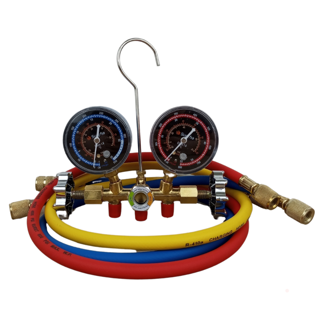 Manifold Suryha R410 R32 C/ Mangueira 90cm