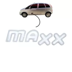 Emblema Adesivo MAXX Meriva e corsa 03/06 Prata e Grafite