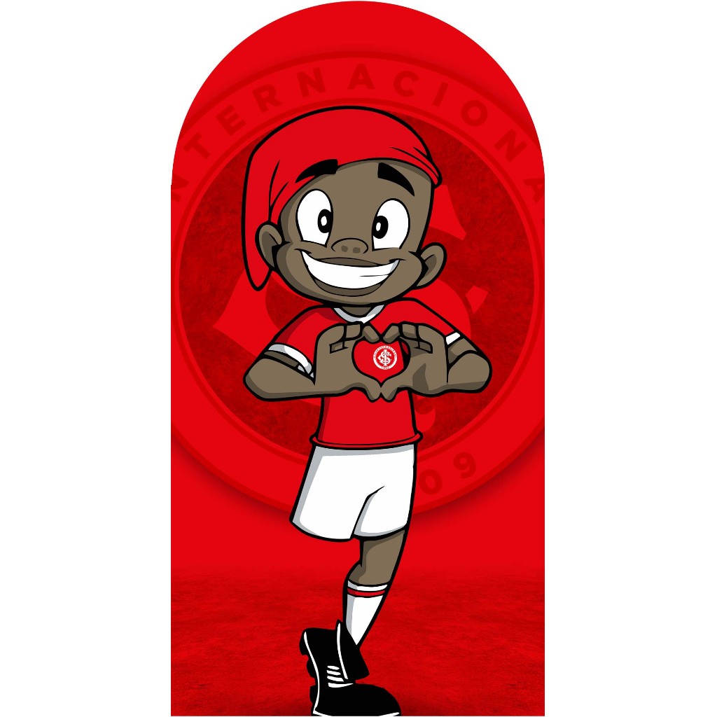 Painel de festa Romano - Saci - Inter -  Internacional PA medida 2x1