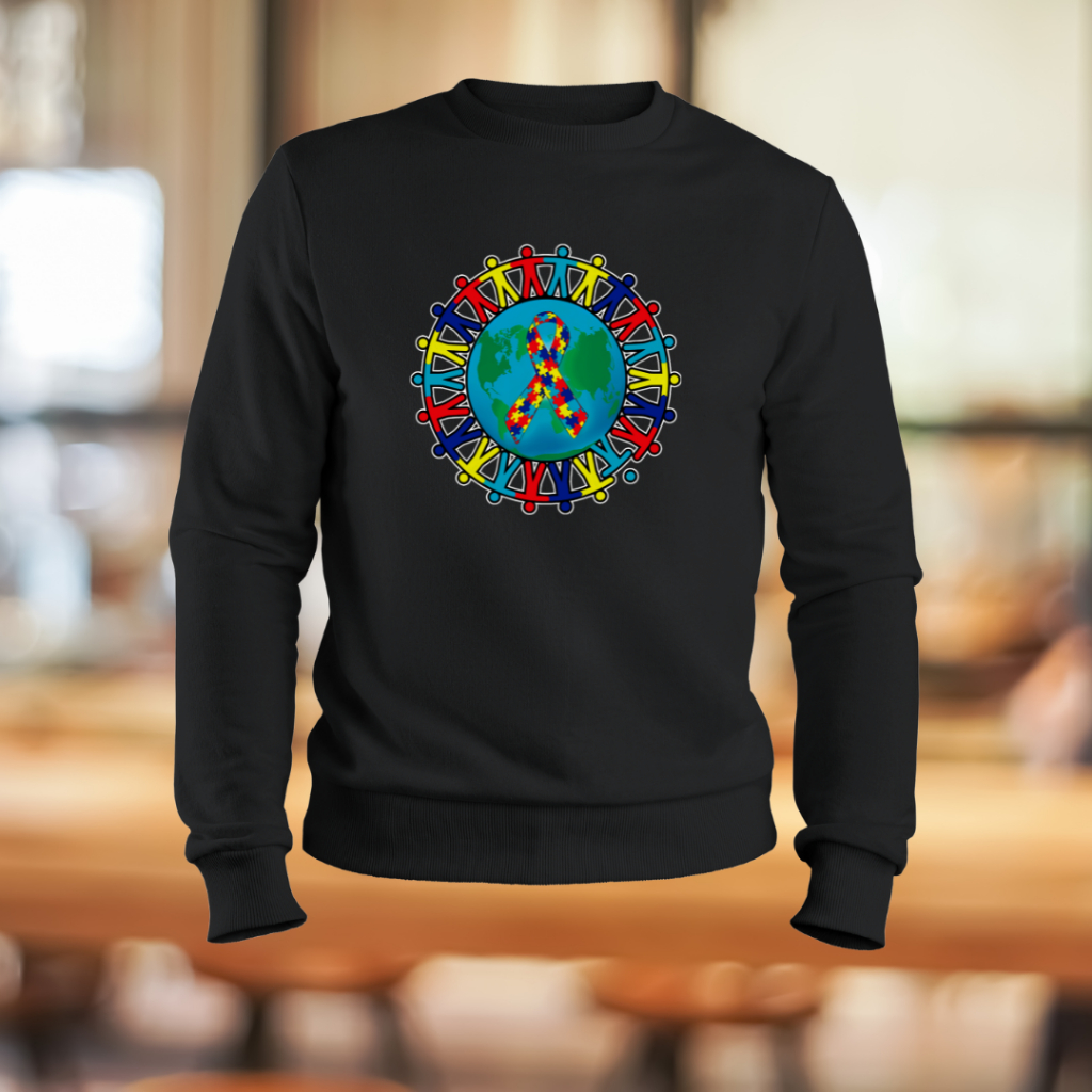 Moleton Laço Autismo Conectados Autista Tea Blusa Frio Envio Imediato