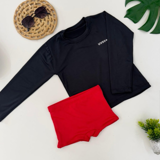 Conjunto Infantil uv 50+ fator solar térmico 2 ao 8 em Oferta na Shopee