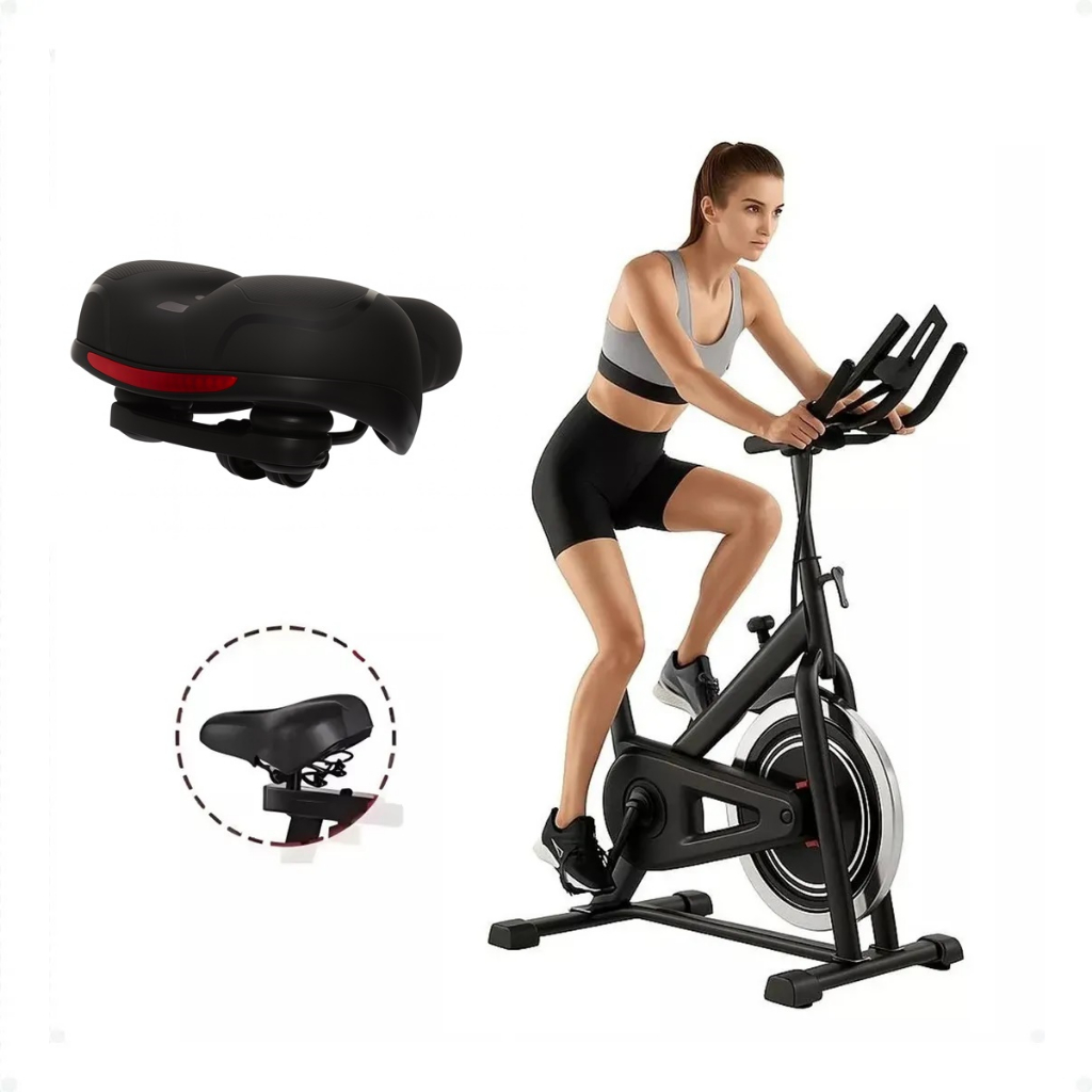 Banco Selim Robust para Bicicleta Spinning Premium Ergométrica Profissional Confortável Ajustável Antiderrapante Mtb Spe