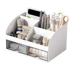Organizador De Mesa Porta Caneta Material Multiuso Maquiagem