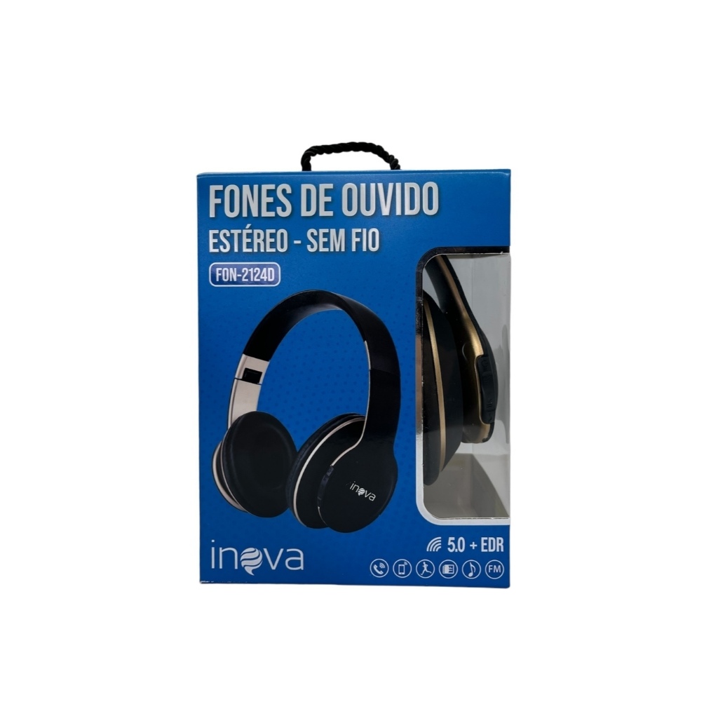 Fone de Ouvido Bluetooth Headset Wireless Sem Fio - Original Inova