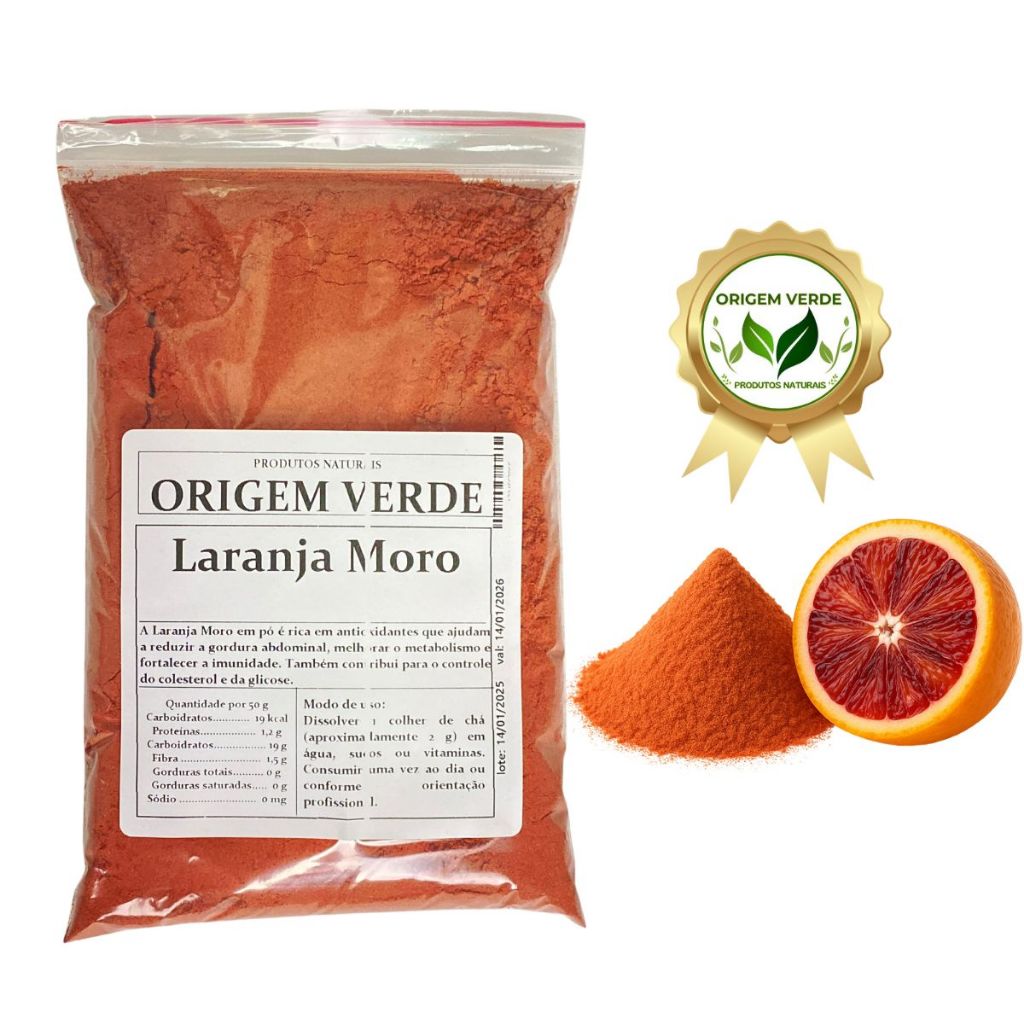 Laranja Moro 100% Pura - Qualidade Premium