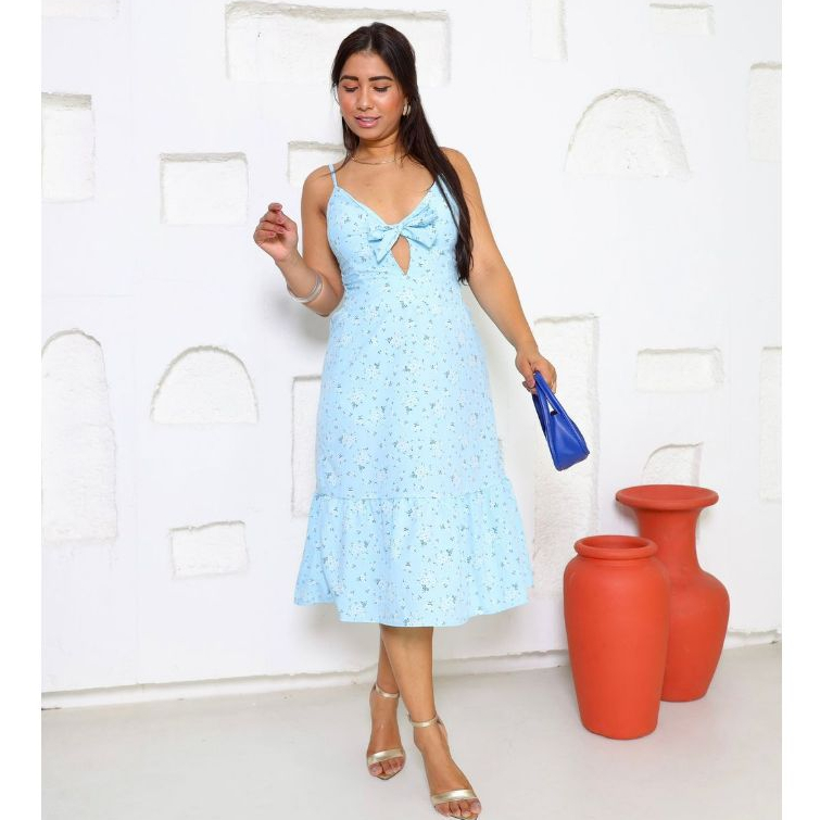 Vestido femenino alcinha soltinho - Tecido  Crepinho nova tendencia