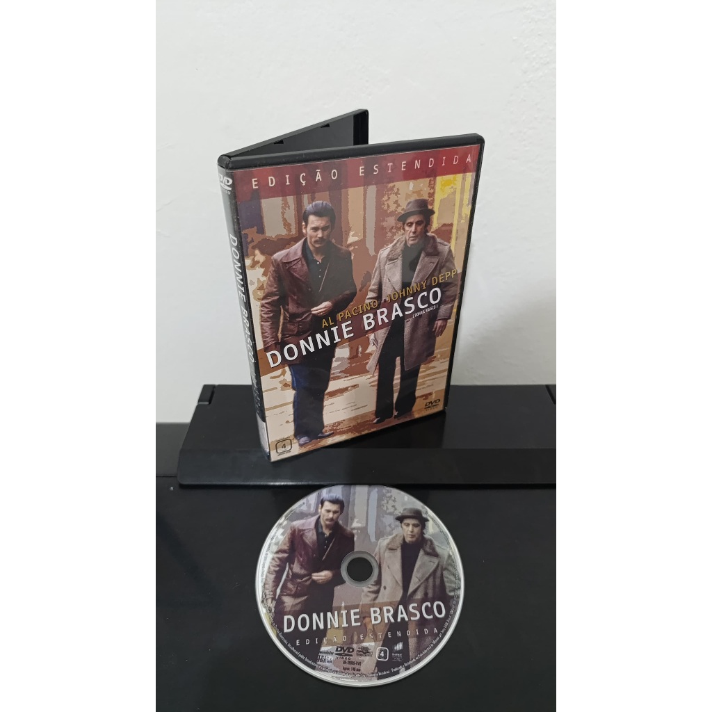 DVD - Filme Donnie Brasco - Al Pacino - Johnny Depp /  Filme raro Gangster