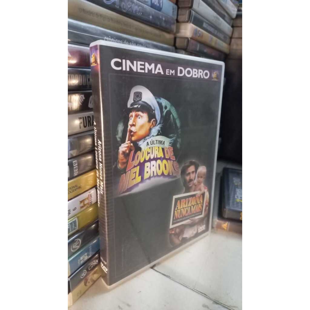 Dvd A Última Loucura de Mel Brooks / Arizona Nunca Mais -Novo- Fox - Original- 2 em 1 Cinema em Dobro