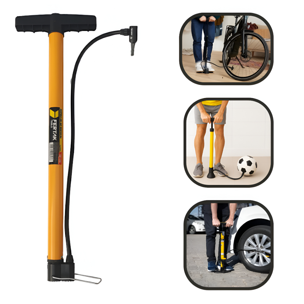 Bomba de Encher Pneu Bicicleta Moto Bola Carro em Oferta na Shopee