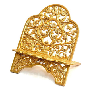 Porta Bíblia Suporte Para Bíblia Grande Aluminio Dourado em Oferta na Shopee