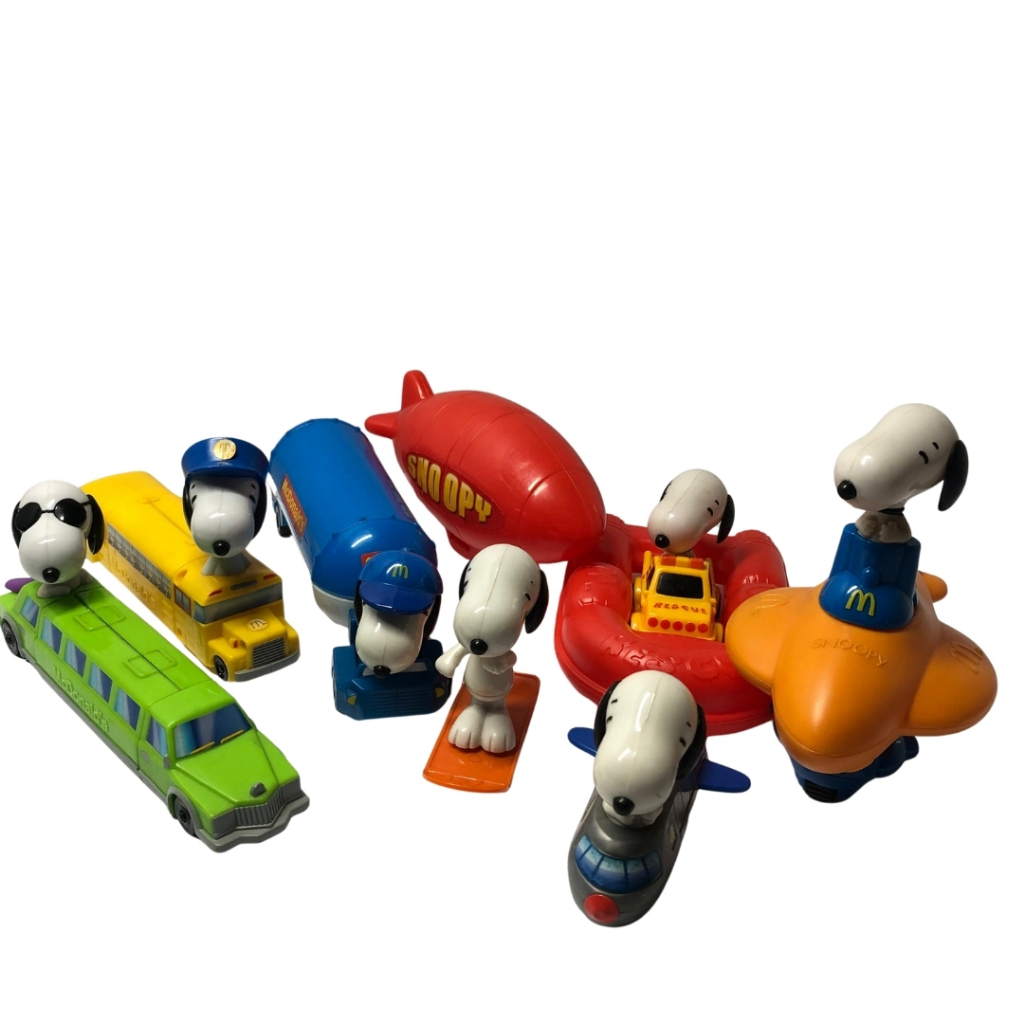 Bonecos Grandes Invenções com Snoopy - Coleção Snoopy McDonald’s 2006