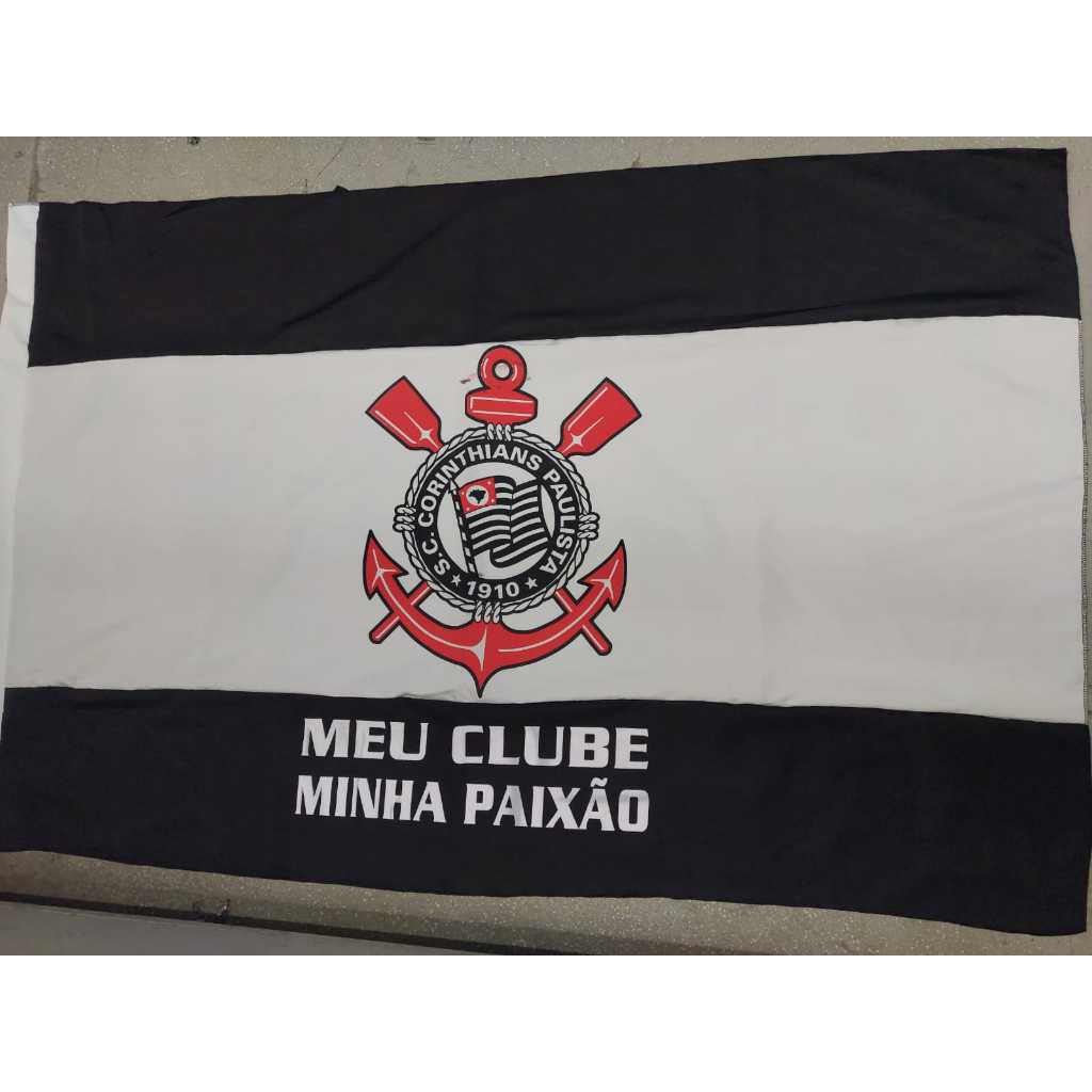 Bandeira time Corinthians grande 150 x 100 Imperdível