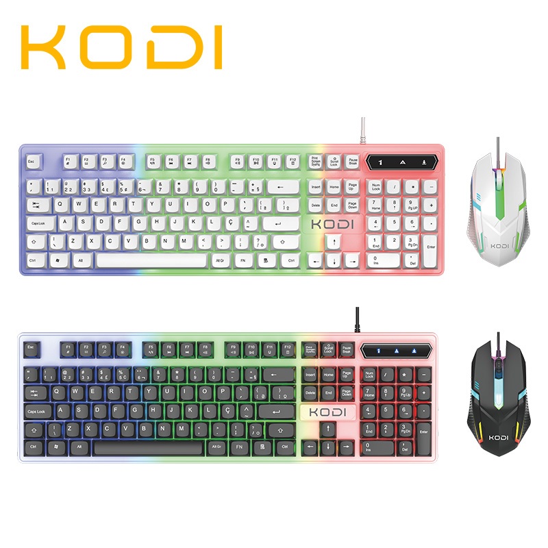 🔥 Kit Mouse e Teclado RGB Gamer com Iluminação -H8 em Oferta na Shopee