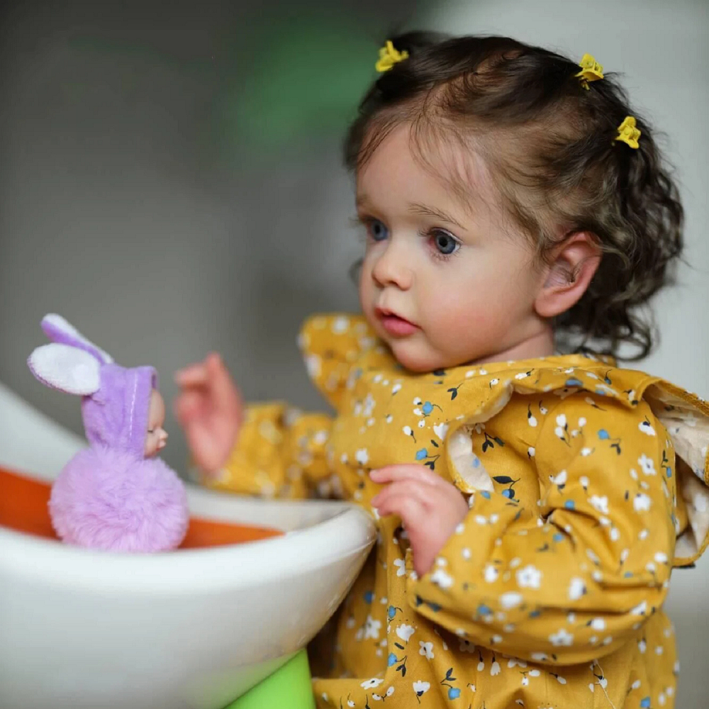 Brastoy Bebê Reborn de Silicone Realista 48cm Meninas Princesas Barato em Oferta na Shopee