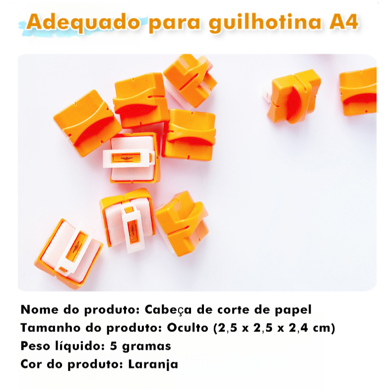 Lâmina sobressalente para guilhotina A4/A5/Lâmina de reposição para cortador de papel bidirecional