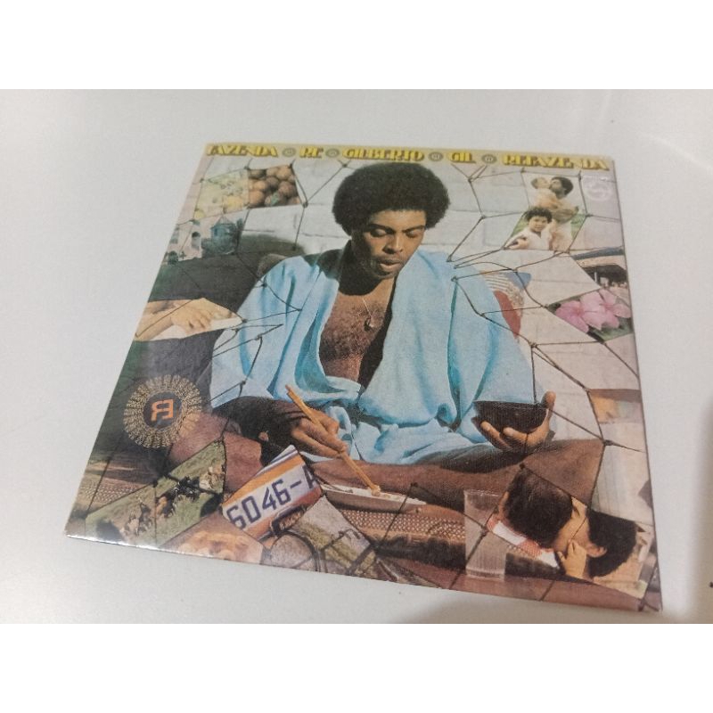 CD Gilberto Gil refazenda formato envelope ótimo estado mídia e capa