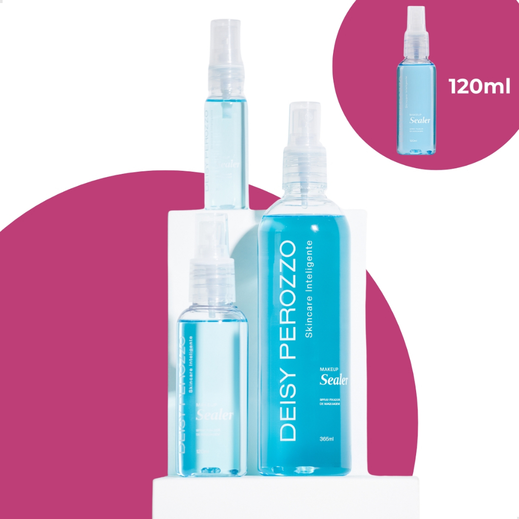 Sealer Make Up Spray Fixador de Maquiagem 120ml Deisy Perozzo Skincare Inteligente