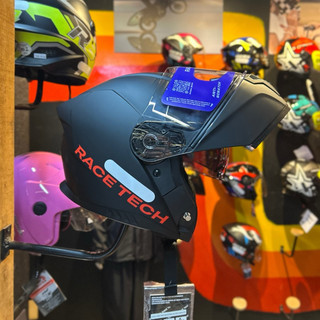 Estilo e Segurança: Capacete Modular Race Tech com Viseira Dupla!