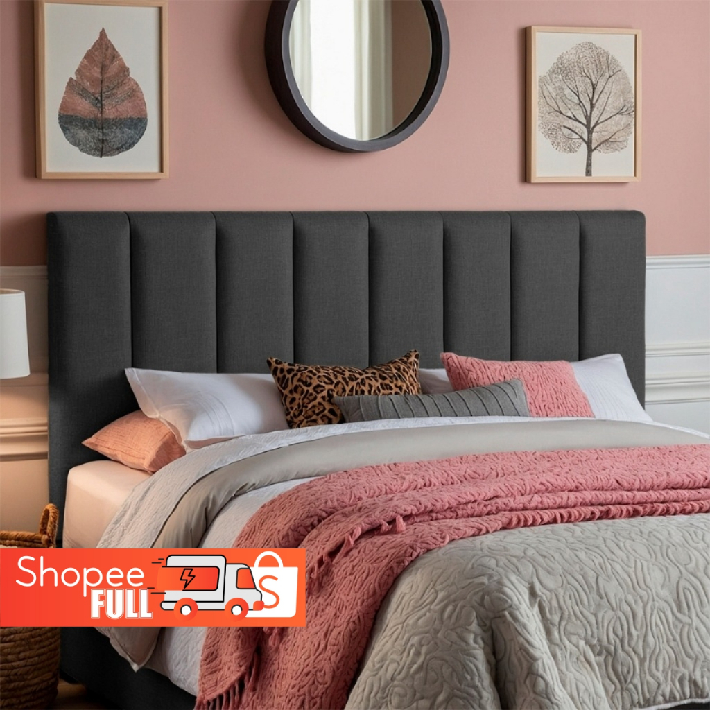 ENVIO FULL KIT 10 PLACAS DE CABECEIRA ESTOFADA AUTO COLANTE PARA CAMA SUPER KING - Home & Living