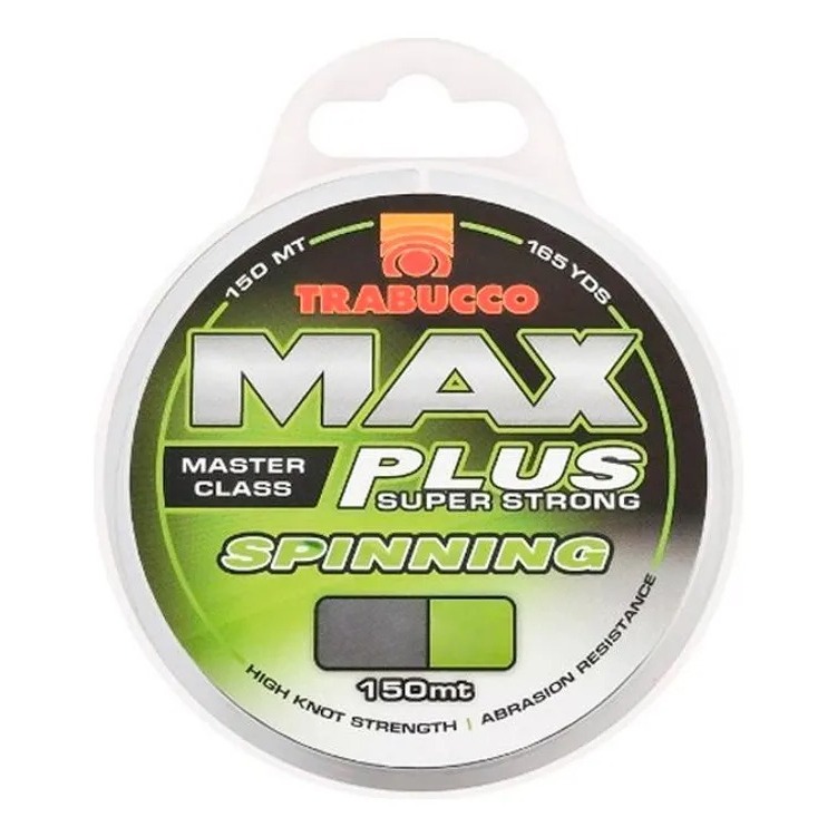 Linha de Pesca Monofilamento Trabucco Max Plus Spinning 150 Metros