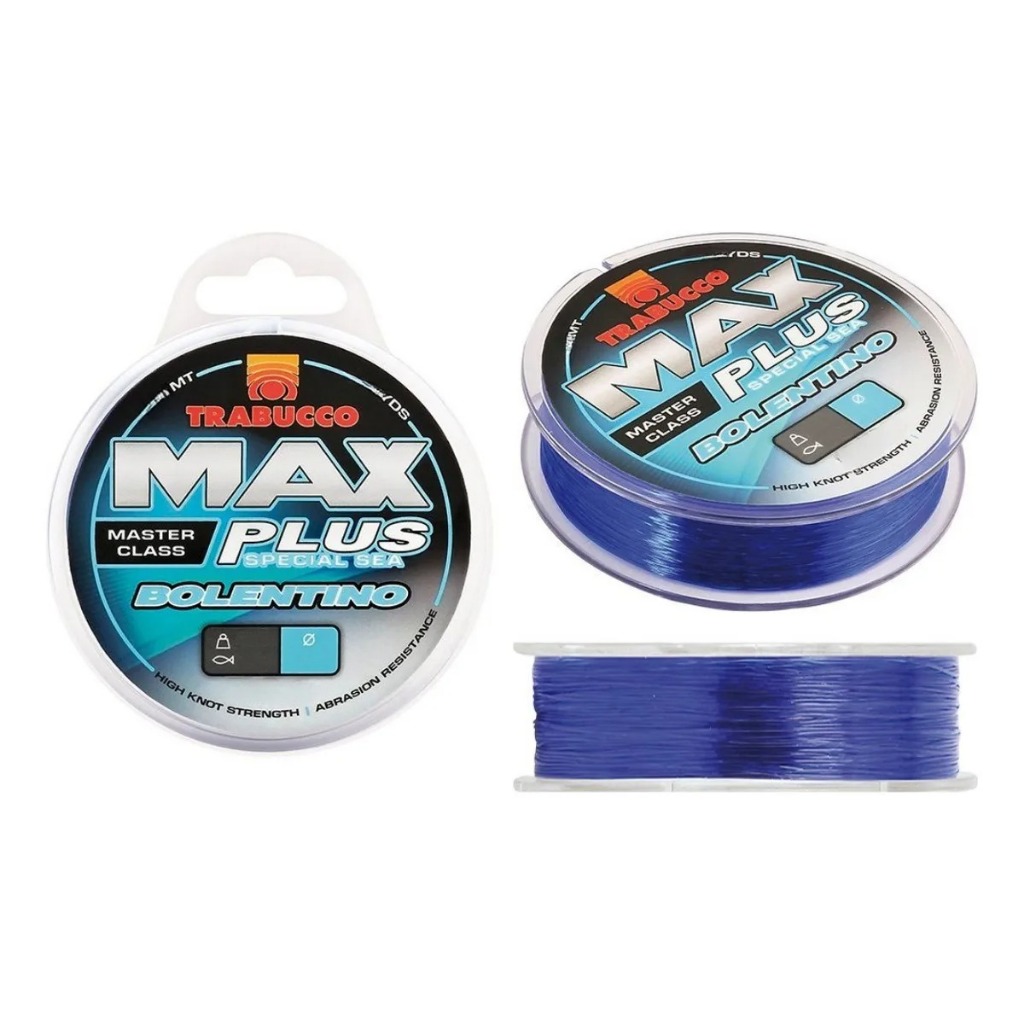 Linha de Pesca Monofilamento Trabucco Max Plus Bolentino 150 Metros