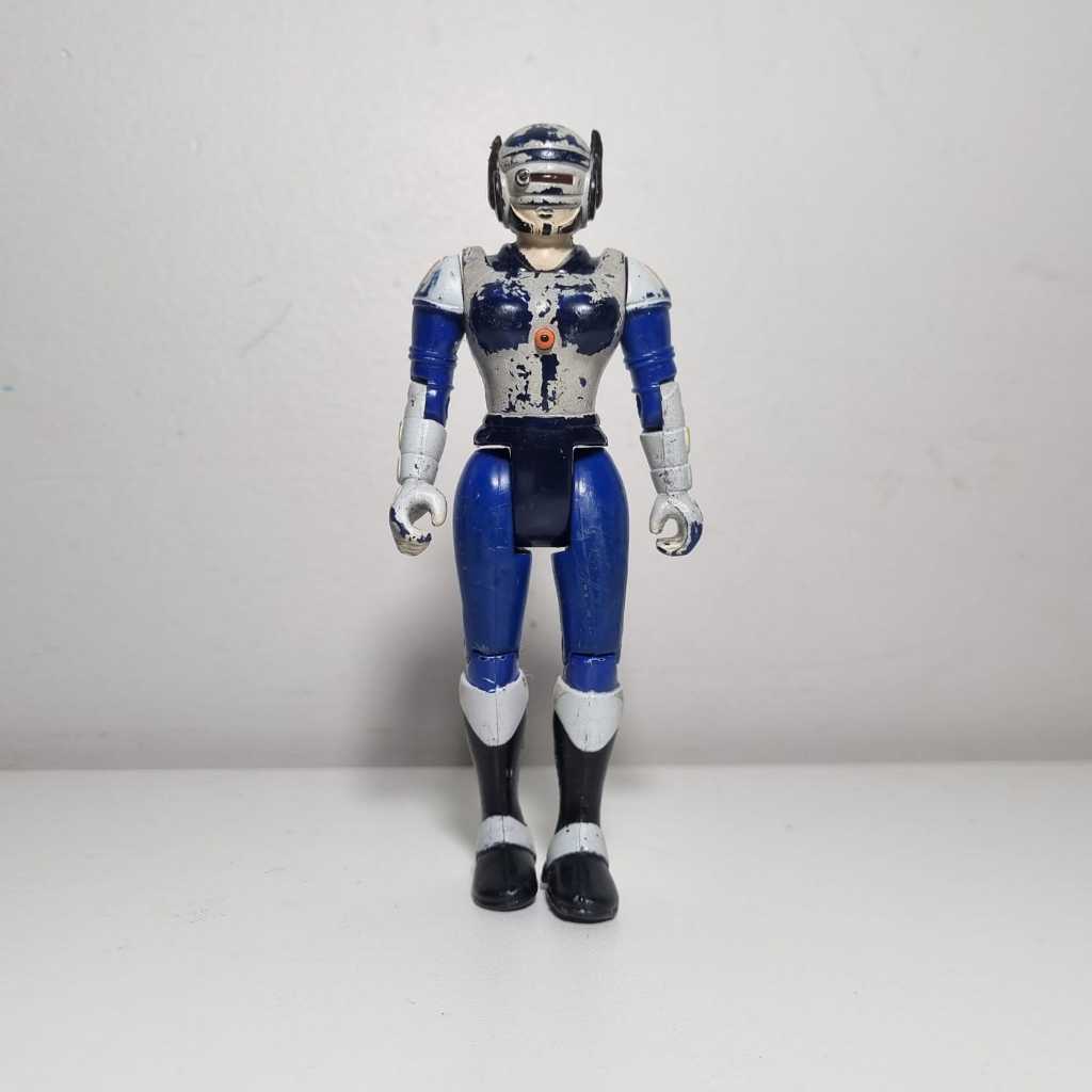 Boneco Nancy Miner - Robocop Alpha Commando - Toy Island 1998 - Figura Articulada 13cm Usada