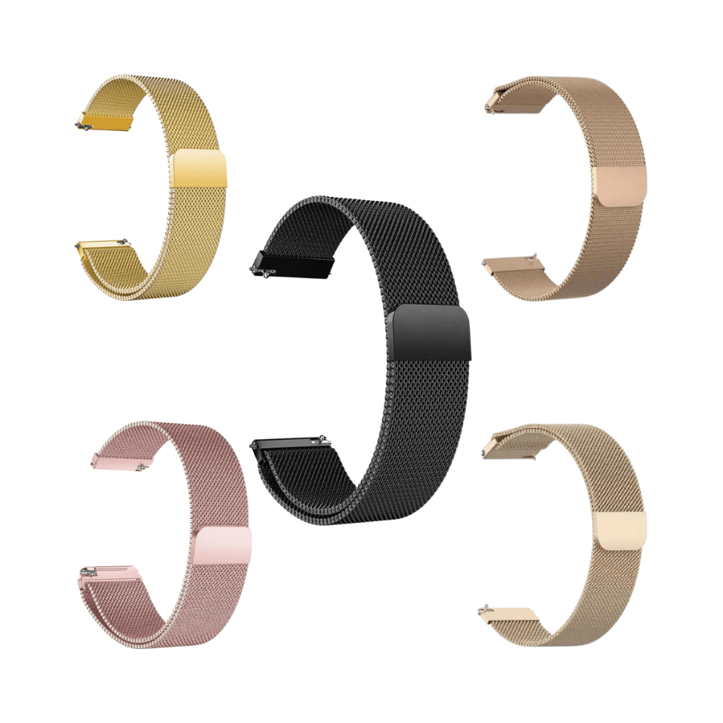 Pulseira Milanese Metal 22mm para Relógio BIP6/R watch5 active/R watch 5 litt/ Pace Stratos GTR e Diversos Modelos 22mm em Oferta na Shopee