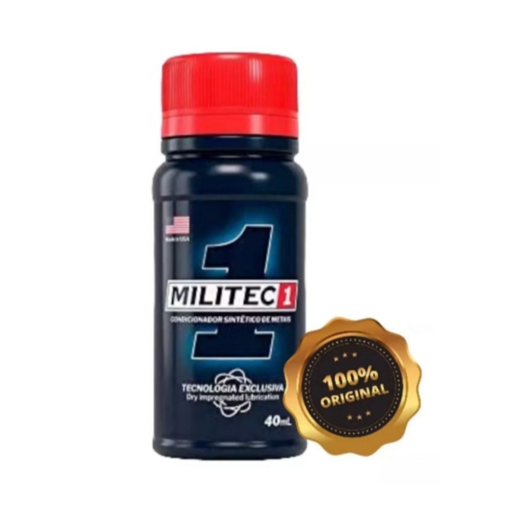 MILITEC 1 40ML MOTO/CARRO ADITIVO LUBRIFICANTE CONDICIONADOR DE METAIS em Oferta na Shopee