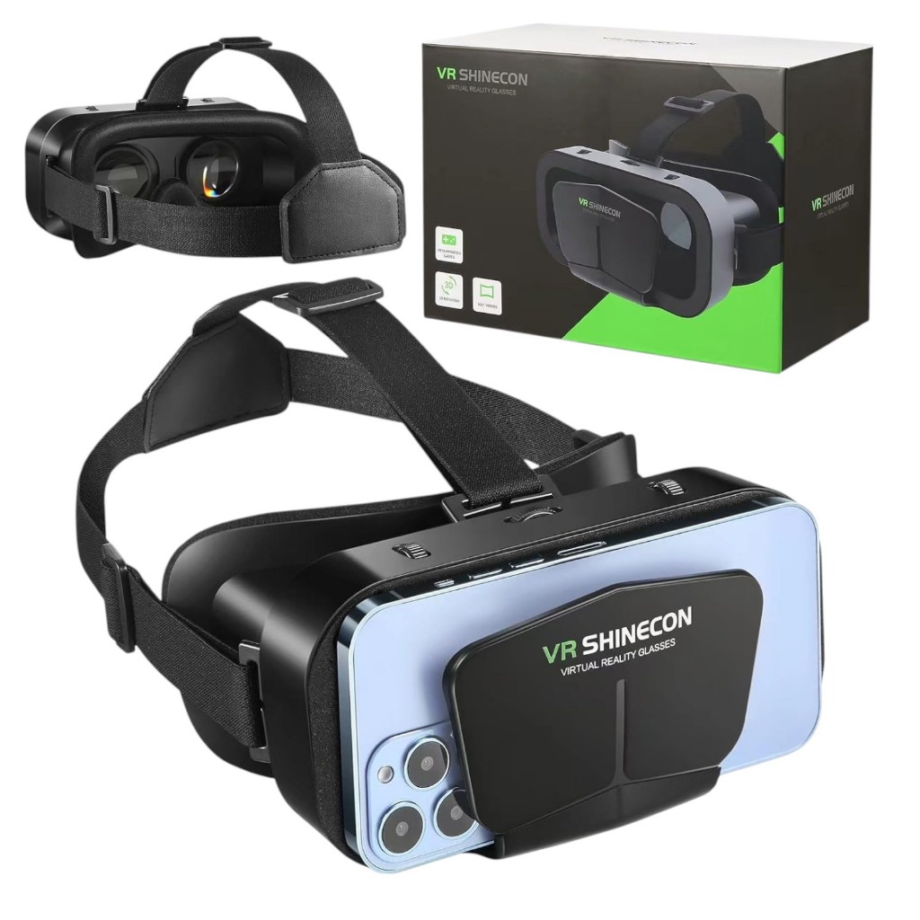 Óculos Vr Shinecon G10 Para Jogos E Vídeos Oculos Realidade Virtual