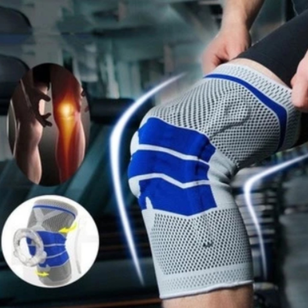 Joelheira Ortopédica de Compressão PRO GEL – Alívio da Dor e Suporte p/ Esportes e Atividades LR-0036