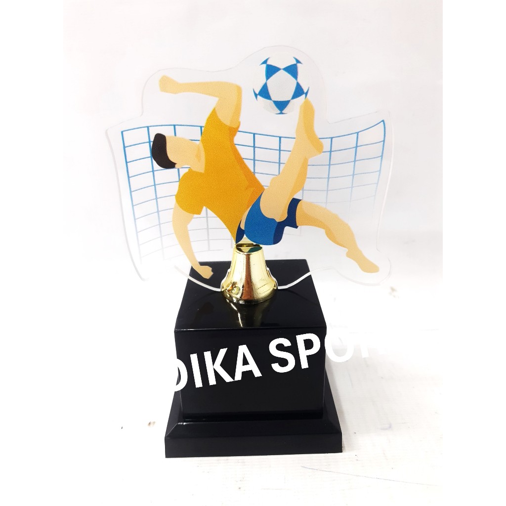Troféu Futevolei Jogador 18cm BV5 Acrílico Tinta Resistente {Personalizo} Bola Praia Futebol Mikasa