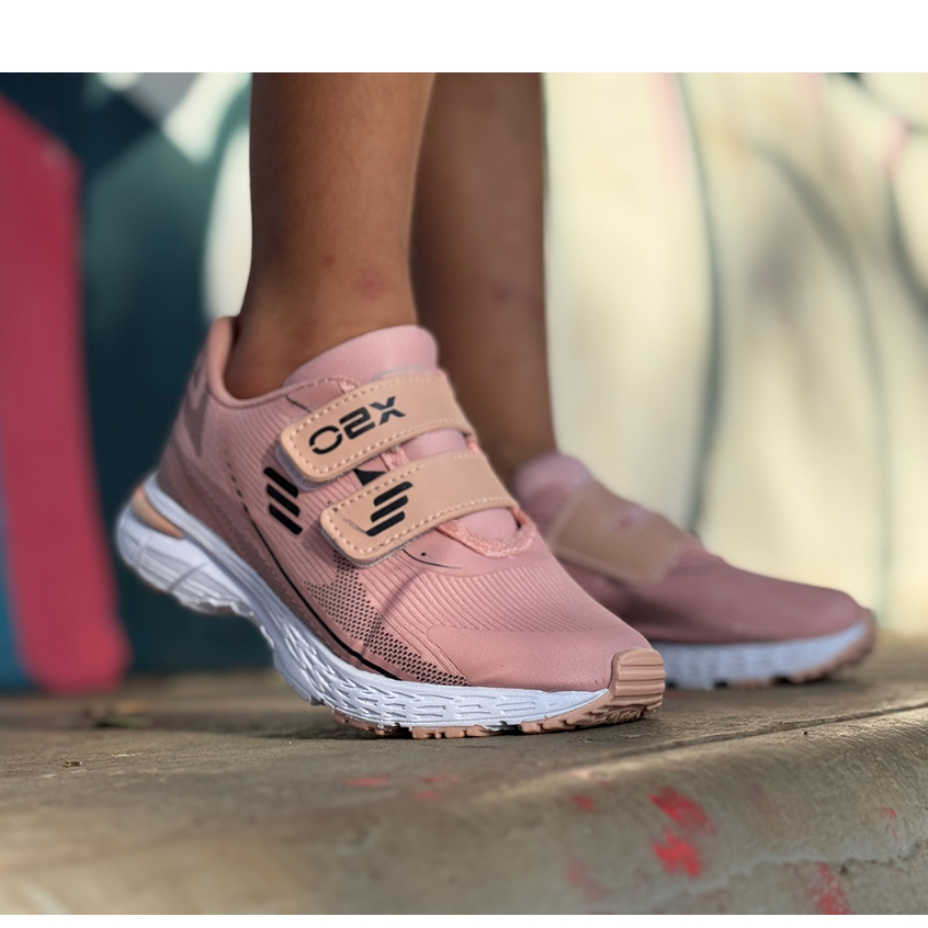 Tênis O2X para Adultos e Crianças – Leveza, Durabilidade e Design Moderno em Oferta na Shopee