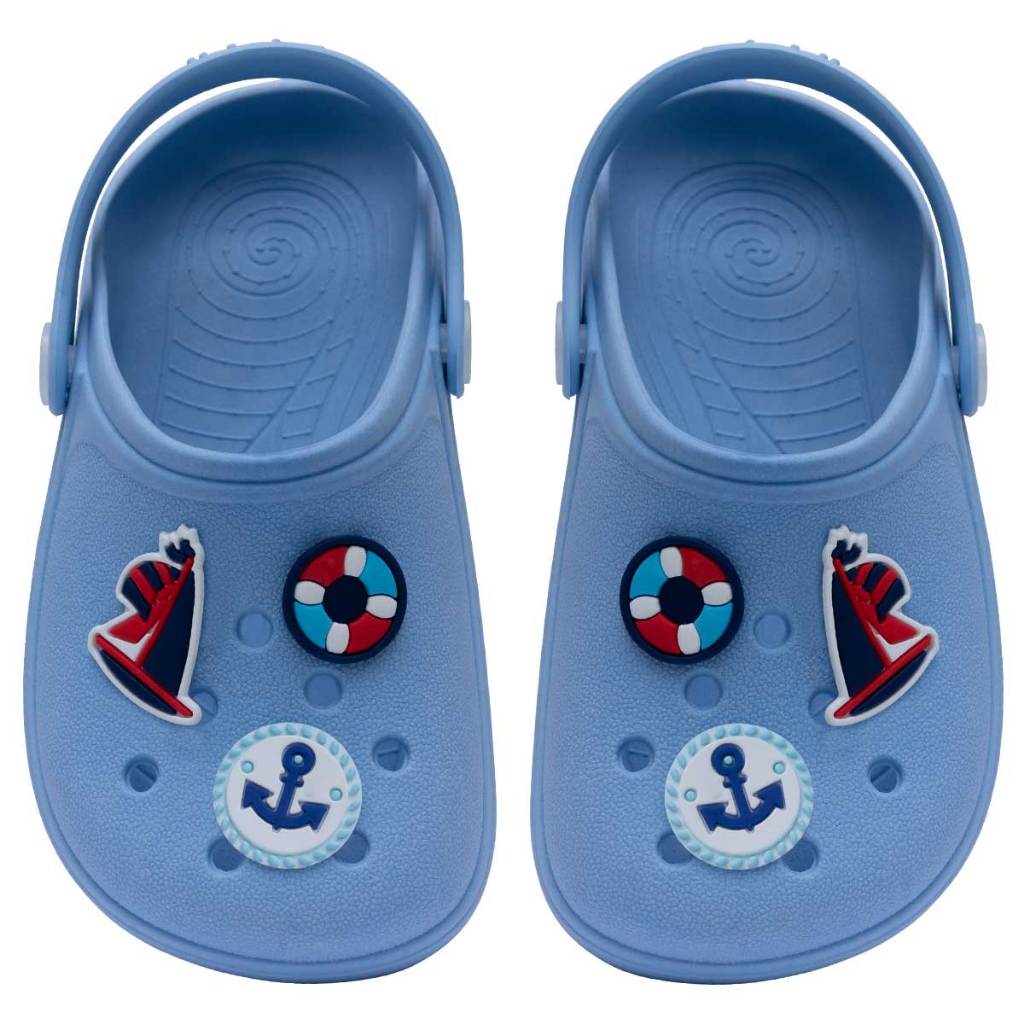 Sandalia Babuche Marinheiro Infantil 19 Ao 36 Chinelo Menino Calce Fácil 12.15 em Oferta na Shopee