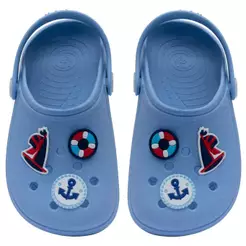 Sandalia Babuche Marinheiro Infantil 19 Ao 36 Chinelo Menino Calce Fácil 12.15