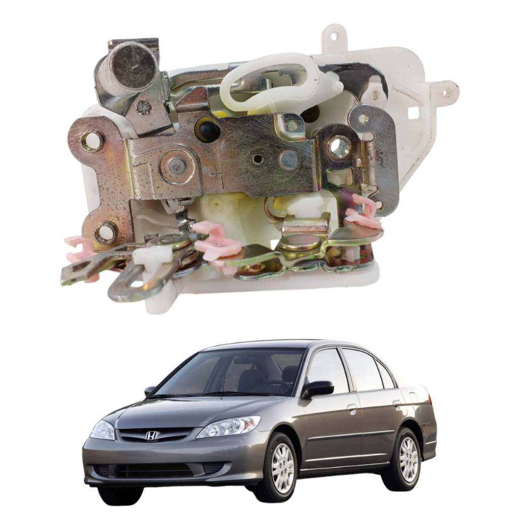 Trava fechadura porta traseira esquerda honda civic 2001 2002 2003 2004 2005 2006