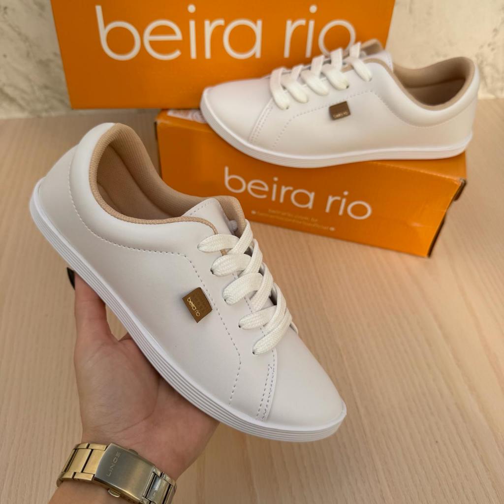 Tênis Sapatênis Feminino Casual Beira Rio Leve Confortável Promoção Original Dia a Dia Liso