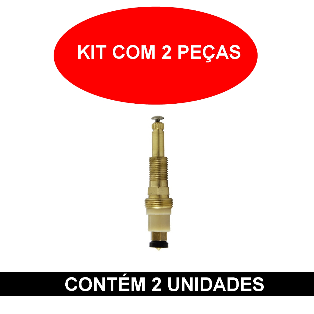2 Kits Reparos De Registro Pressão (Chuveiro) Rosca 7 Ou 21mm CÓD. 2kit3002 em Oferta na Shopee