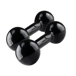 Par de Halteres Bola Emborrachados 1kg – Peso para Ginástica, Exercício e Fisioterapia