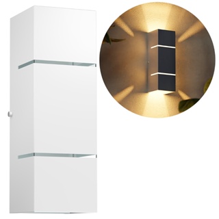 Arandela Externa 2 Fachos E27 Vidro Externa MF116 em Oferta na Shopee