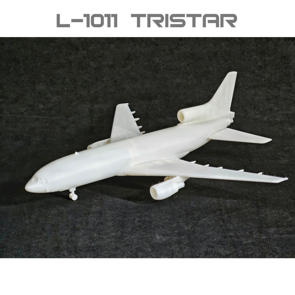 Avião Lockheed L-1011-500 TriStar Maquete Escala 1:144 1:200 Plastimodelo