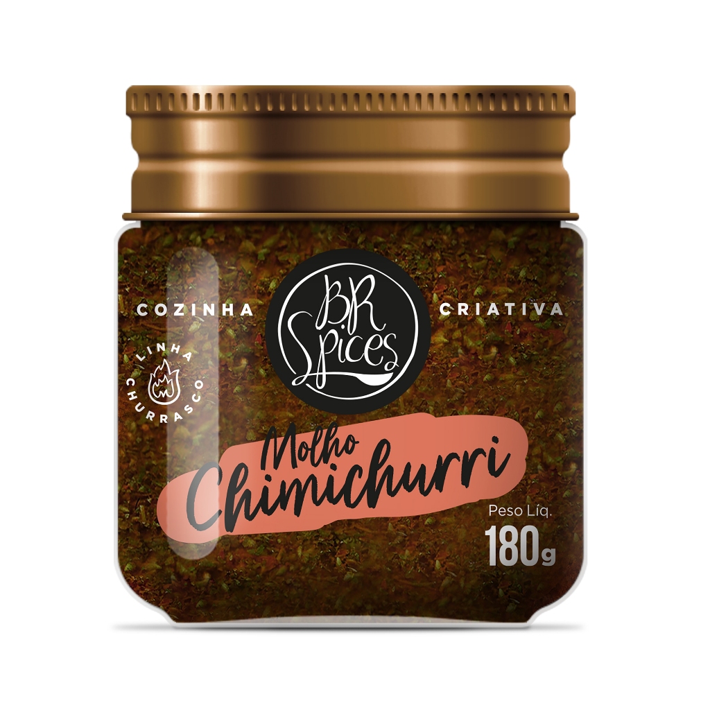 Tempero Pote BR Spices Molho Chimichurri 180g em Oferta na Shopee