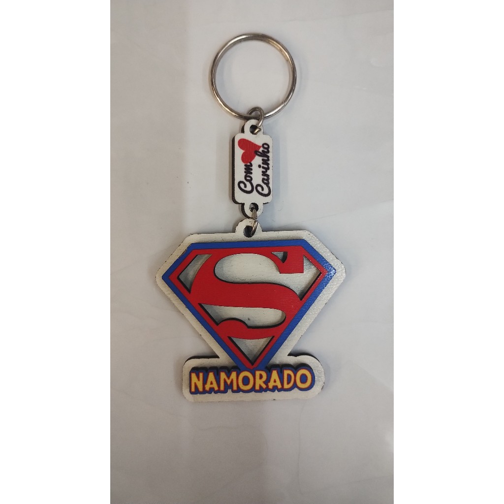 Chaveiro lembrancinha namorado MDF para seu amor