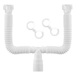 Sifão Docol Universal Duplo Extensível Branco
